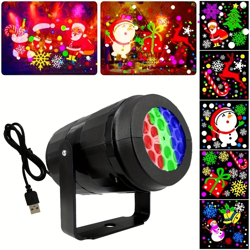 Projetor de Natal LED Rotativo SnowLigh