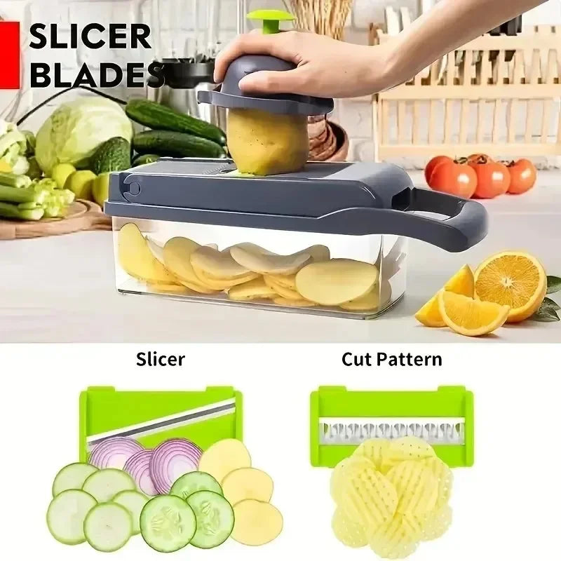 Cortador de Legumes Multifuncional SlicePro™ 14/16 em 1