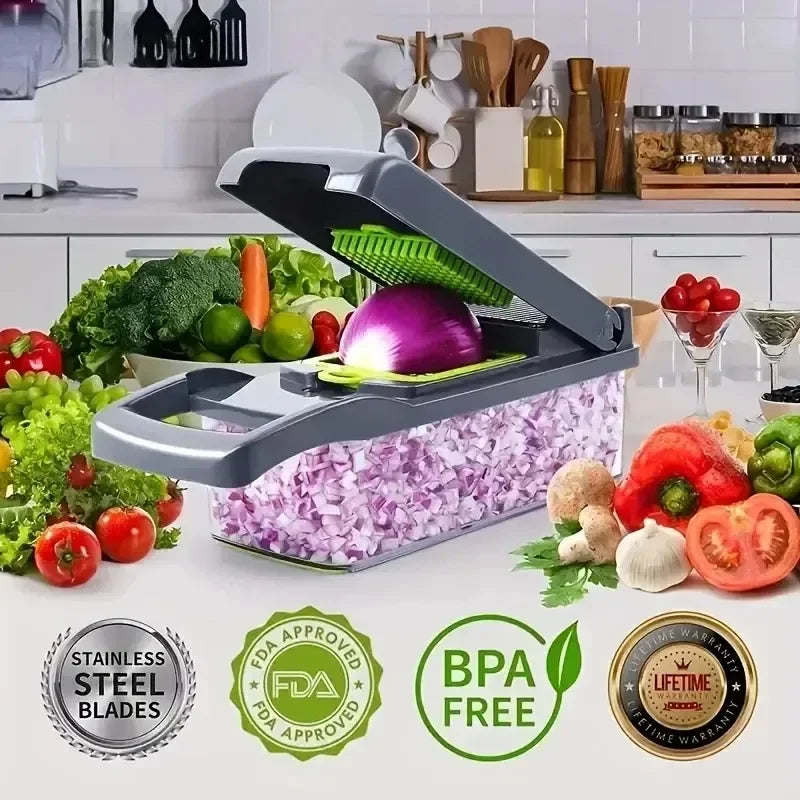 Cortador de Legumes Multifuncional SlicePro™ 14/16 em 1