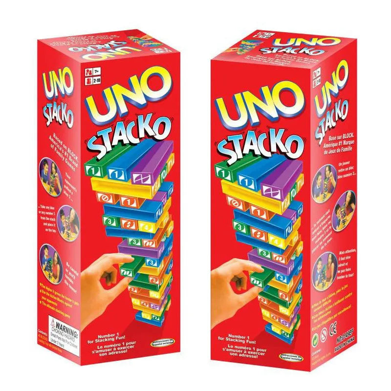 Stacko UNO Card Board Games