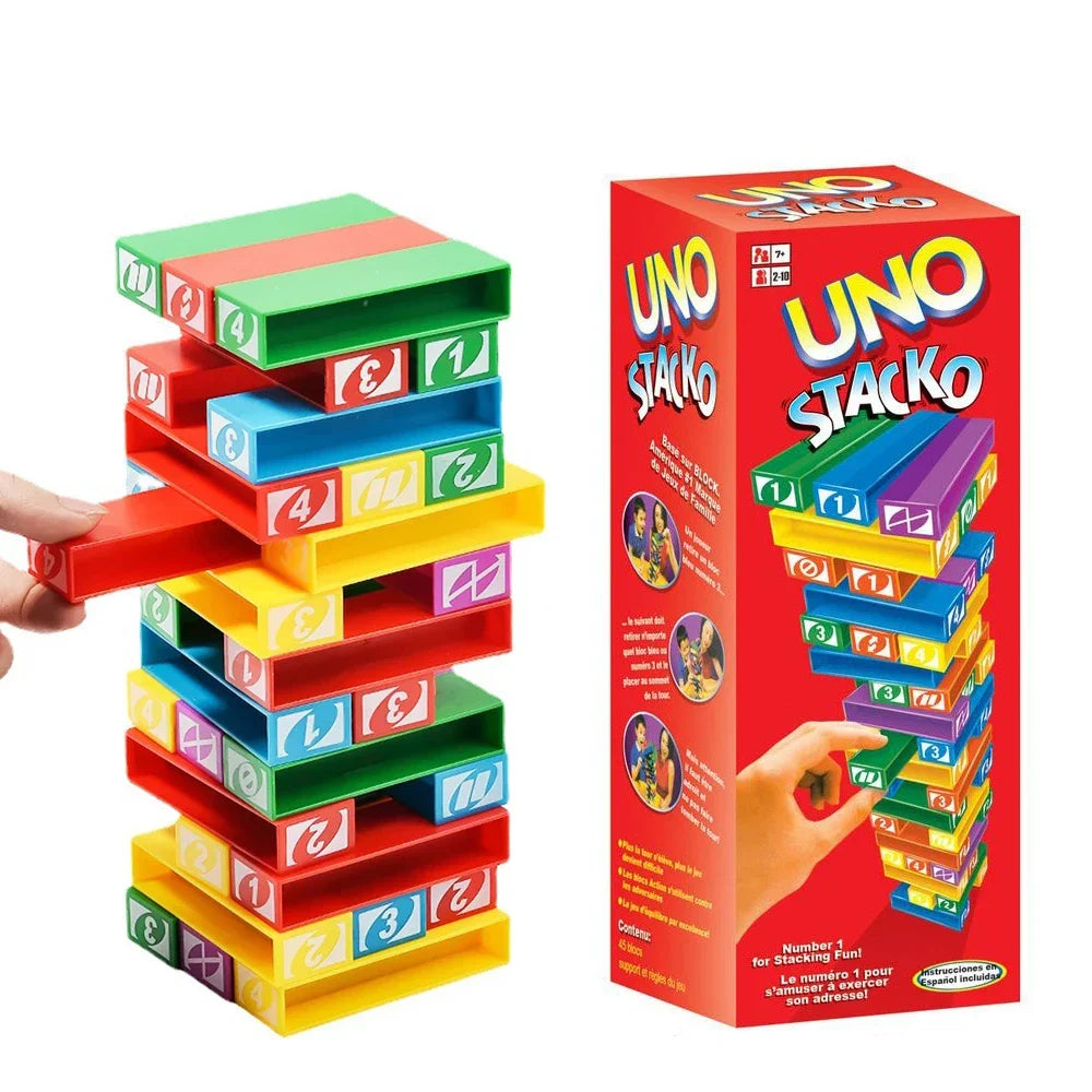 Stacko UNO Card Board Games