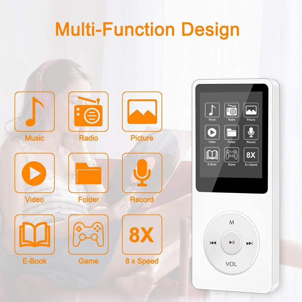 Mini MP3 Player Bluetooth HiFi