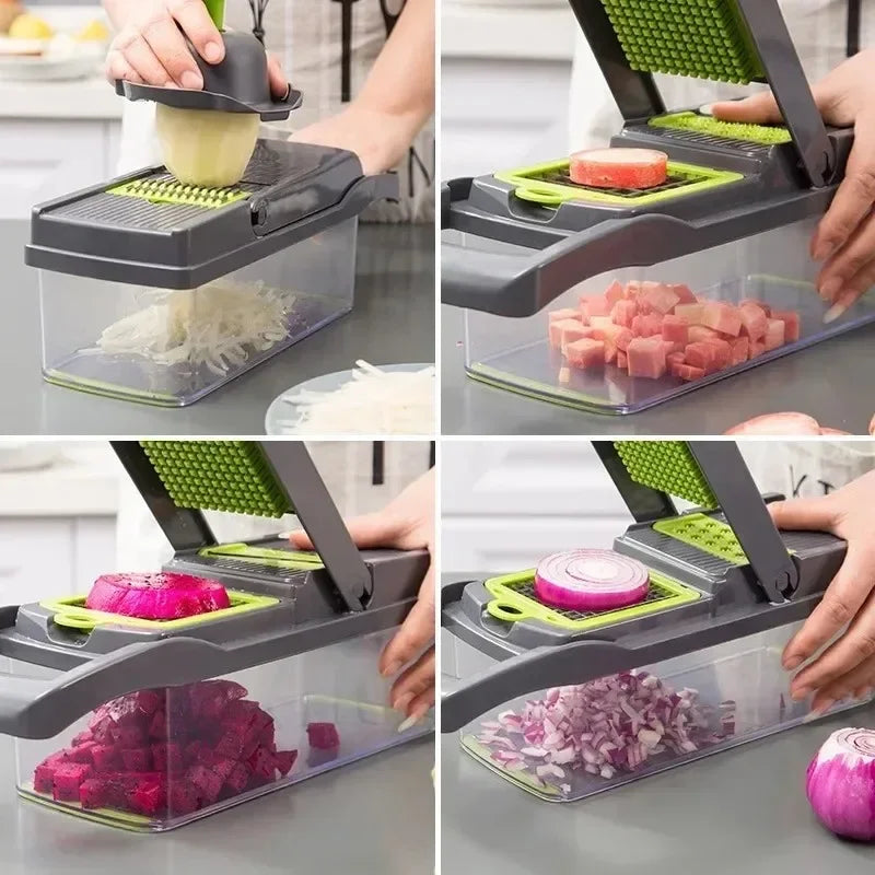 Cortador de Legumes Multifuncional SlicePro™ 14/16 em 1