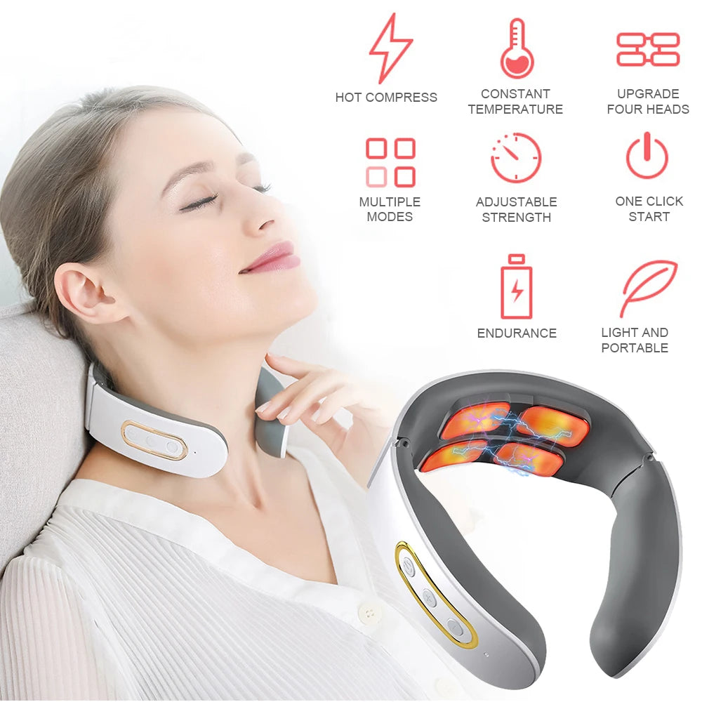 Massageador Cervical Ajustável FlexRelax