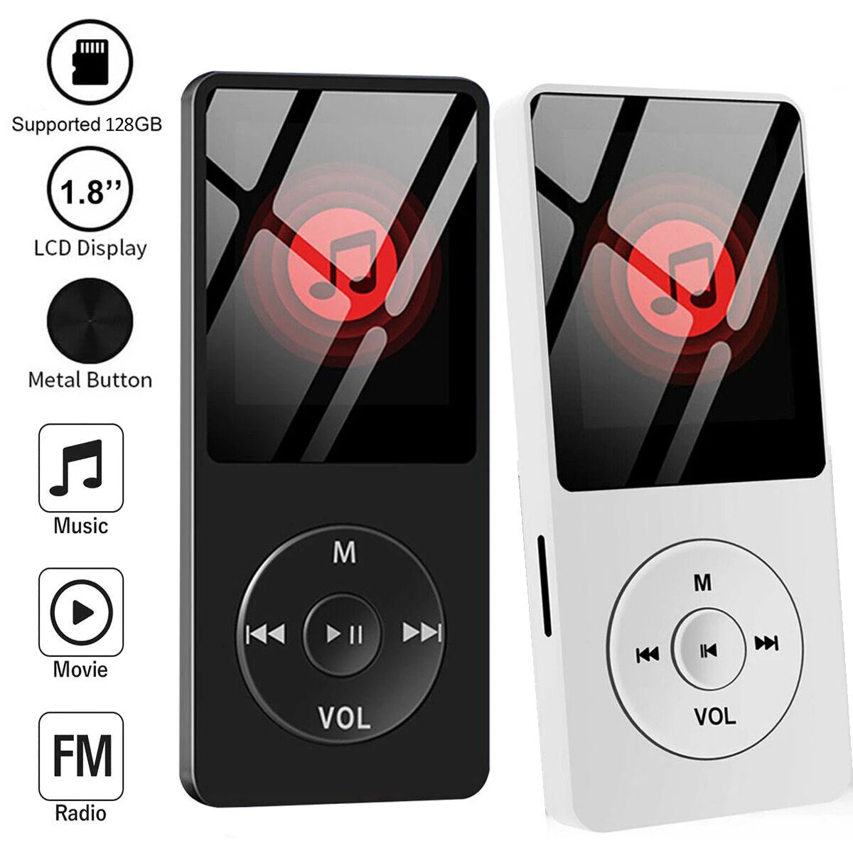 Mini MP3 Player Bluetooth HiFi